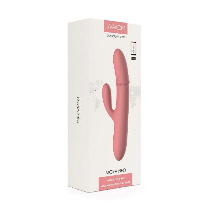 a pink toy in a box on a white background