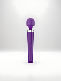 Rechargeable Magic Wand Vibrator-Purple