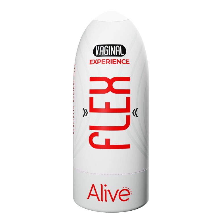 Alive FLEX Masturbator designed for personalized pleasure with adjustable flexible central part for tailored experiences.