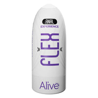 Detailed view of Alive FLEX Masturbator showcasing its ergonomic design for a comfortable and pleasurable experience tailored to your needs.