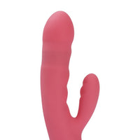 The Svakom Avery Thrusting Rabbit Vibrator featuring magnetic charging, underlining its convenience and cutting-edge design for endless enjoyment.