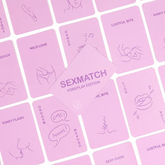 89 Cards from Sexmatch Foreplay Edition: Unique Roleplay Game for Couples to Ignite Passion