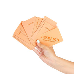 Elegant gameplay components of the Sexmatch Roleplay Game, perfect for adventurous couples seeking excitement.
