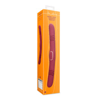 Loveline Double-Sided Thrusting Vibrator - 10 Vibration Modes, 13 Inch Length, USB Rechargeable