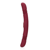 Thumbnail for Loveline Double-Sided Thrusting Vibrator - 10 Vibration Modes, 13 Inch Length, USB Rechargeable