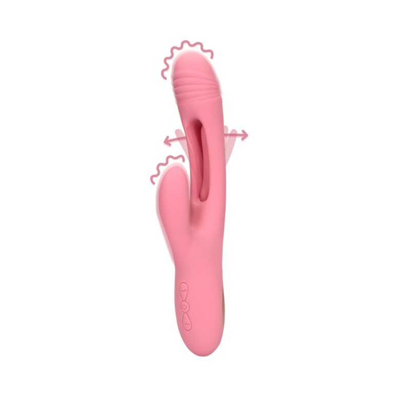 a pink object that is shaped like a hand