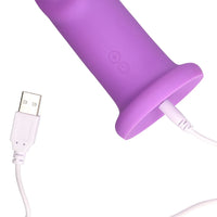 Ultra Soft Silicone Rotating G-Spot Vibrator - Lavender Spectacle by Loveline