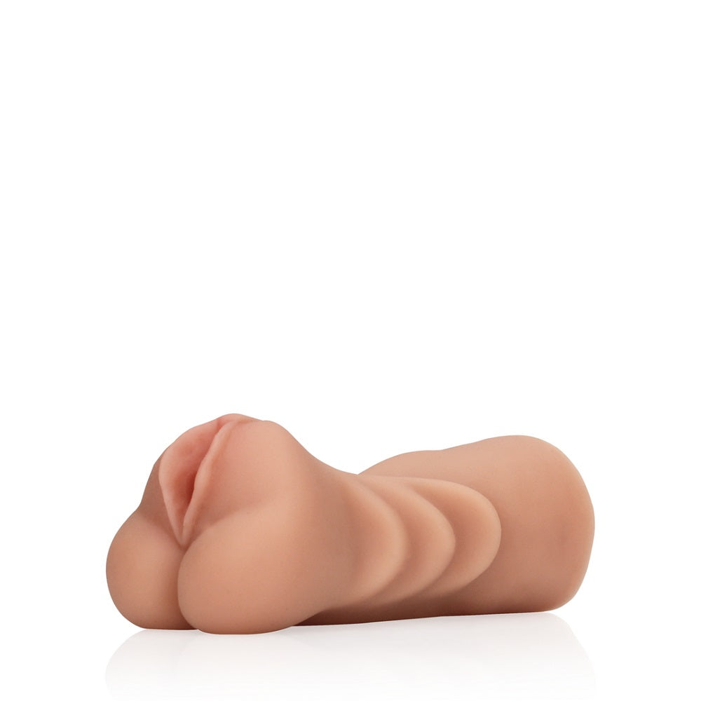 Lifelike police officer pussy masturbator made of TPE, 4.9-inch length, realistic texture for pleasure, by Shots.