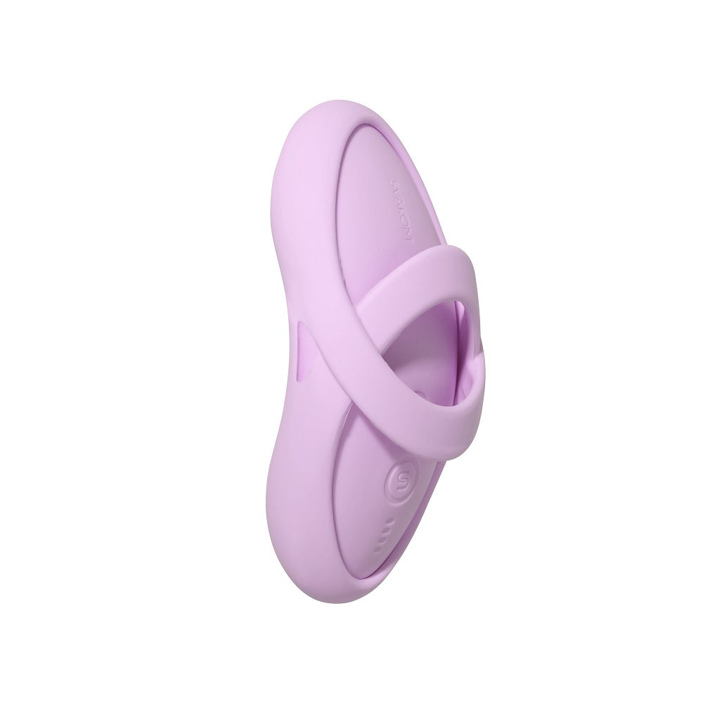 Compact finger vibrator with powerful vibration