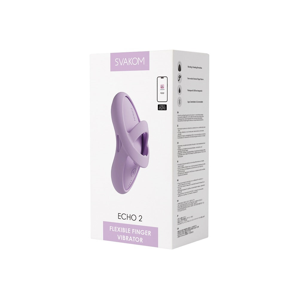 Svakom Echo 2 finger vibrator lilac