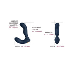 Prostate massager with vibration