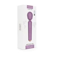 Detailed image of Svakom Mini Emma Neo Wand Vibrator demonstrating its user-friendly features, an essential Mini Wand Vibrator for sophisticated pleasure seekers.