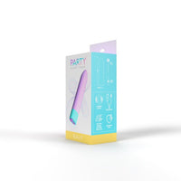 Elegant design of the Party Color BALY Bullet Vibrator Purple, a compact and easy-to-use bullet vibrator ideal for pleasure.