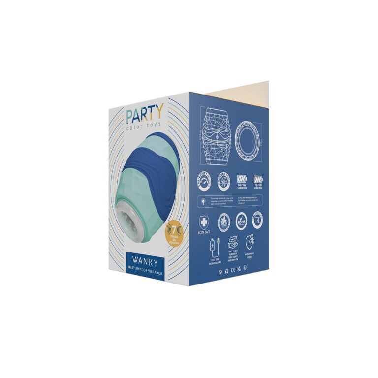 Rechargeable vibrating masturbator