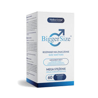 Bigger Size Tablets (60 pack) elegantly packaged, highlighting their natural composition for superior endurance - Essential Male Tablets for men.