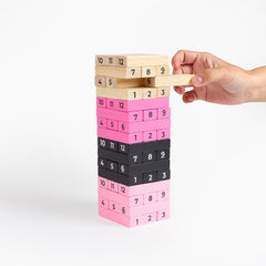 Secret Play Tower of Sex adult couples game, wooden challenge tower with three spicy dice