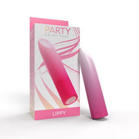 Party Color LIPPY Rechargeable Bullet Vibrator Purple