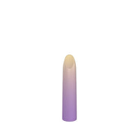 Elegant view of the Party Color LIPPY Rechargeable Bullet Vibrator in Purple, showcasing its 10 vibration modes.