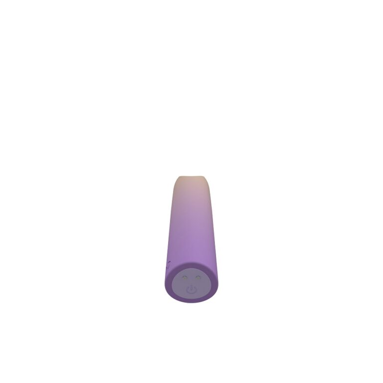 Chic and compact Party Color LIPPY Rechargeable Bullet Vibrator in Purple, perfect for discreet pleasure.