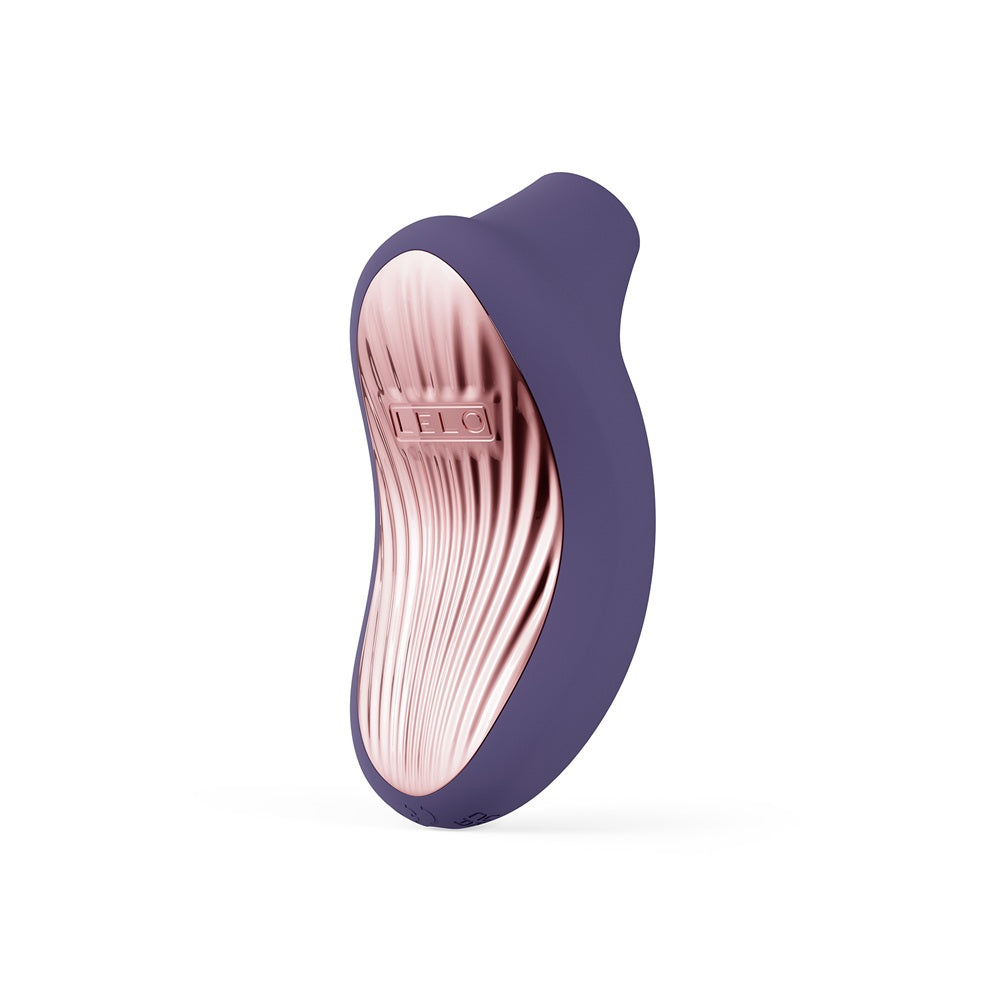 LELO SONA 3 Cruise sonic suction clitoral stimulator in cyber purple, showing smooth ergonomic design and textured surface.