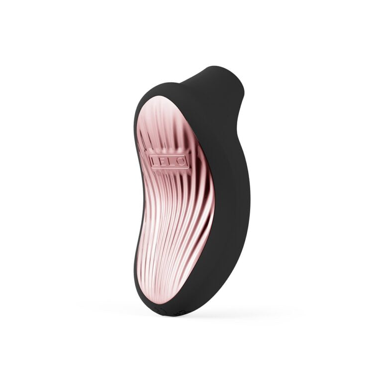 LELO SONA 3 Cruise black sonic clitoral suction stimulator with textured surface and sleek design.