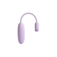 Svakom Plume flexible brush tail bullet vibrator with app control, shown with sleek design and remote connectivity for enhanced pleasure.