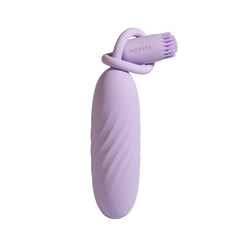 Svakom Plume flexible brush tail bullet vibrator with app control, shown with smooth design and ergonomic shape.