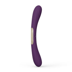 Elegant Lelo Boomerang Dual Ended Vibrator showcasing its unique ergonomic design and luxurious silicone finish, ideal for couples seeking intimate experiences.