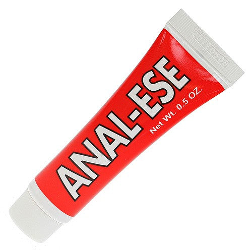 Anal-Ese Cherry Flavored Anal Desensitising Cream 0.5oz, relaxing cream for comfort during anal intimacy.