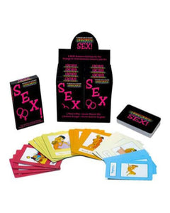 Black lesbian sex card game by Kheper Games featuring dice set for exploring fantasies, foreplay activities, and positions.