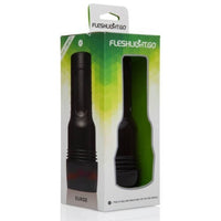 Fleshlight GO Surge - elegant, lightweight masturbation sleeve in a stylish black case with pink interior.