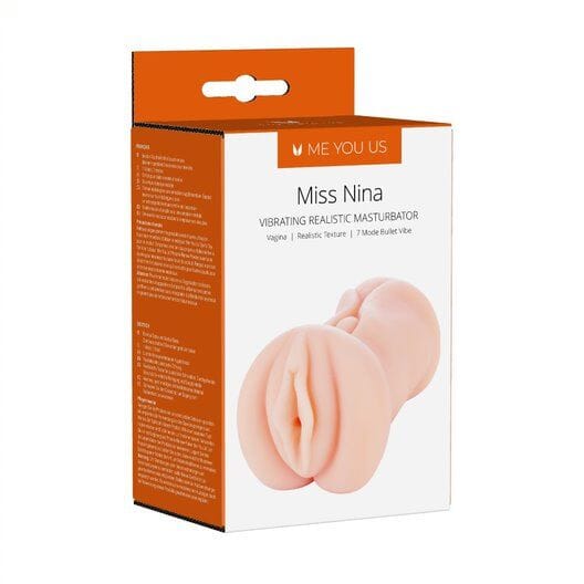 Miss Nina Deluxe Vibrating Masturbator Masturbators Me You Us (ABS) 