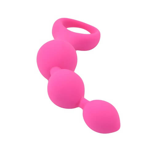 Triple Ripple Silicone Anal Beads Set - Gradually Increase for Sensory Pleasure