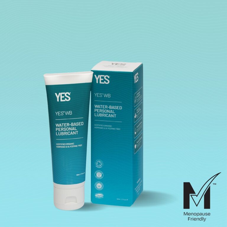 YES Organic Water-Based Personal Lubricant in 50ml bottle, clear and smooth lubricant for intimate use, from YES brand.