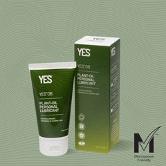 Natural Plant-Oil Based Personal Lubricant 80ml - Gynaecologist Recommended, Hypoallergenic, Dual Purpose Massage Oil