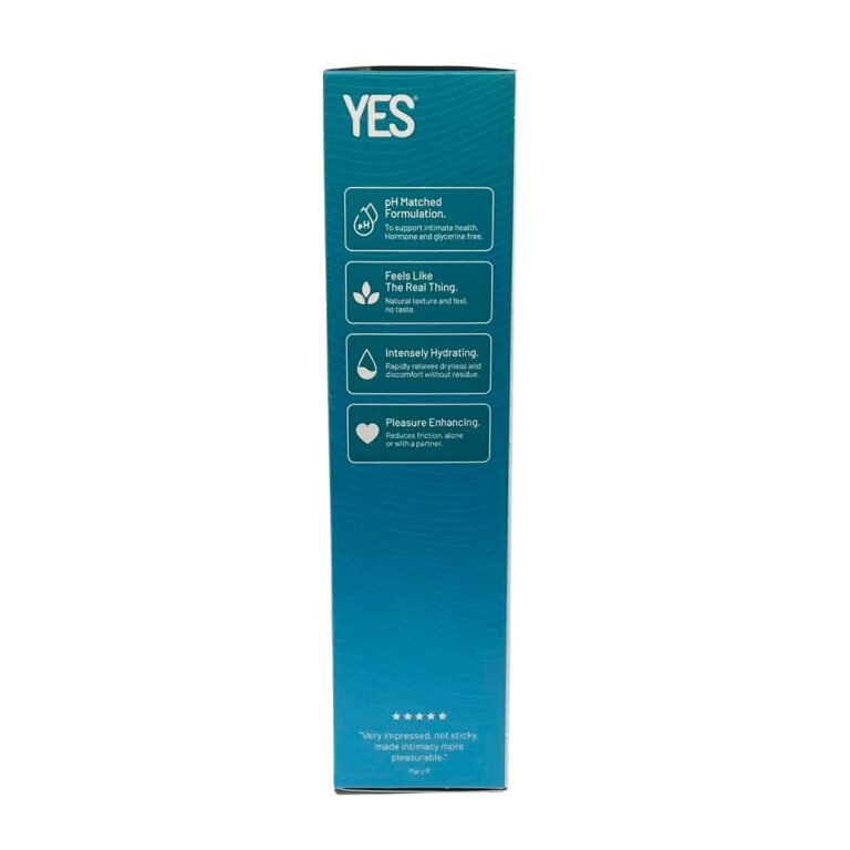 a box of yes toothpaste on a white background