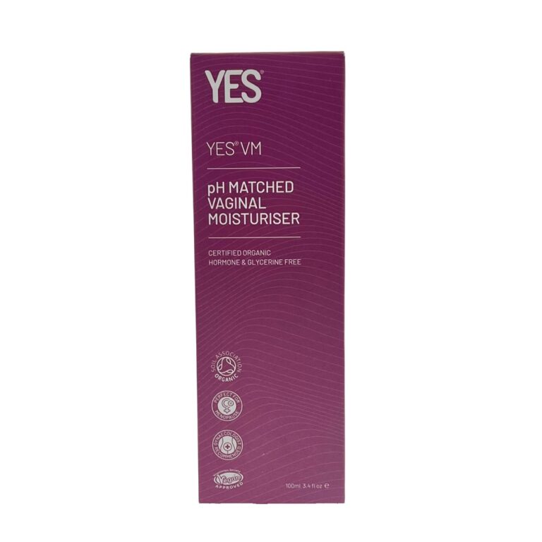 a box of yesm eye cream on a white background