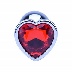 Precious Metals Heart Shaped Butt Plug