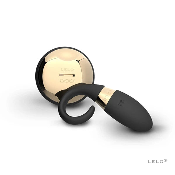 Black Lelo Oden 2 wireless remote control vibrating cock ring with sleek design, flexible fit, and discreet control for enhanced intimacy.