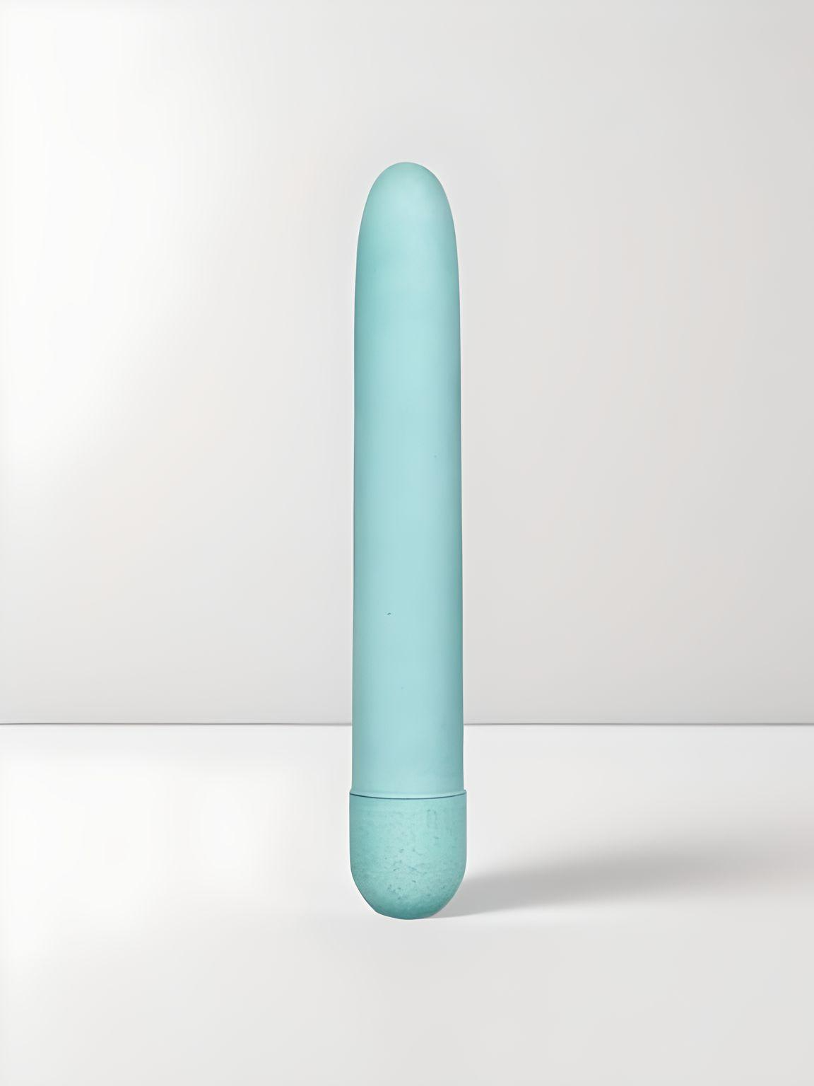 Gaia - The World's First Biodegradable Bullet Vibrator in elegant blue hue, showcasing its sleek design and eco-friendly Biofeel material.