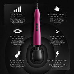 Doxy 2.0 Original Plug-In Premium Massage Wand Vibrator