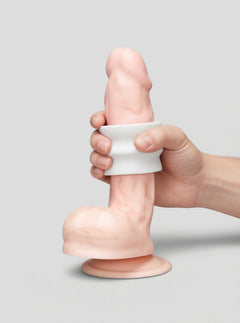 Me You Us Signature The Silicone Oral Dual Ended Stroker with soft liquid silicone and premium dual ended stroker styling