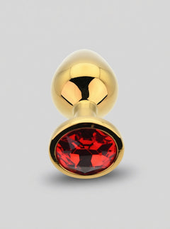 Toosh Metal Butt Plug With Gems - Aluminium Alloy, Jewelled Base, Beginner Friendly metal butt plug product detail