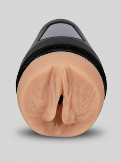 Main Squeeze Kiley Corrupt Pussy ULTRASKYN Stroker With Adjustable Suction Control showing the soft realistic sleeve
