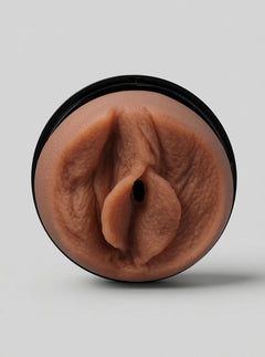 Main Squeeze Aidra Fox Ultraskyn Stroker Pussy Realistic Masturbator with sturdy outer case and adjustable squeeze plate