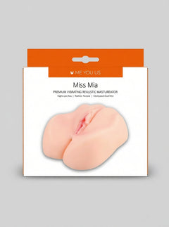 Me You Us Miss Mia Premium Vibrating Realistic Masturbator Flesh with multi-speed vibration control, luxury realistic masturbator image