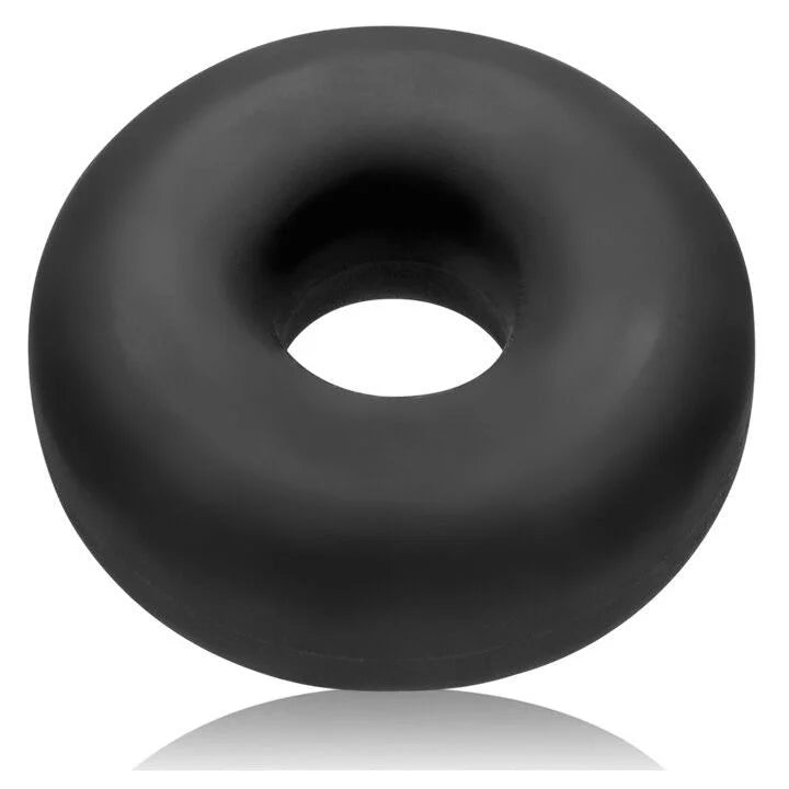 Black Oxballs Big OX cockring, a snug and durable cock ring from the Oxballs brand, shown on a plain background.