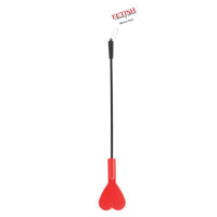 Luxurious Fetish Fantasy Series Silicone Heart Flapper in Red and Black, perfect for exploring your fantasies with a stunning Silicone Heart Crop.