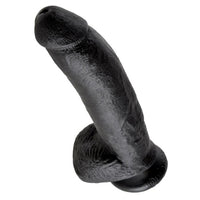 Thumbnail for a black cock with a long black dilg attached to it