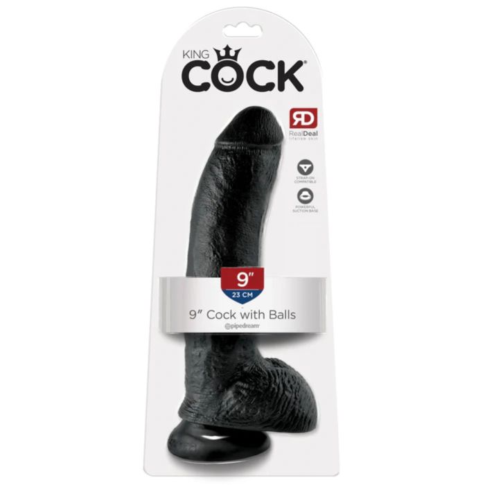 a black cock in a package on a white background